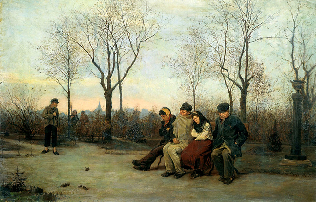 Image - Mykola Skadovsky: The Homeless (1886).